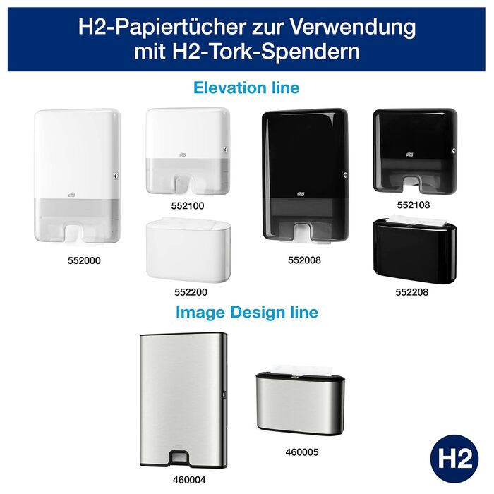 Tork Xpress Table Dispenser for Multifold Paper Towels 552200, Elevation Design - H2 Table Paper Towel Dispenser for Folded Towels, single-sheet dispensing, compact design, white, 21.8 x 32.3 x 11.6 cm (Black, Bundle with Paper Towels 20 x 237 Paper)