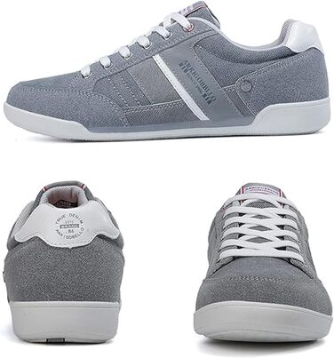 ARRIGO BELLO Кросівки для чоловіків: шкіряні, спортивні, класичні, сірі (41-46)