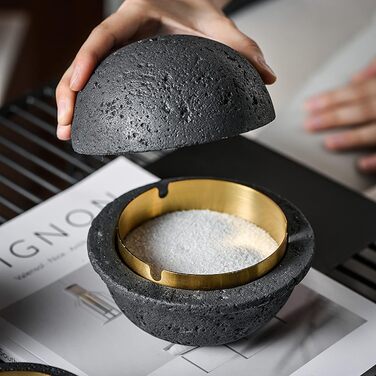 Відро для сміття на вулицю та балкон - герметичне, як стильний декор. Підходить для бетону та нержавіючої сталі (чорний). (Білий - B, S)