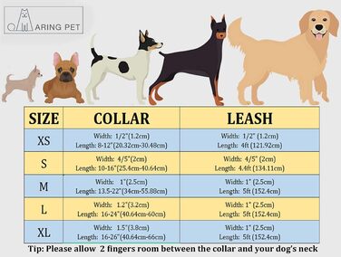 Набір повідка та нашийника для собак Aring Pet, оксамитовий нашийник та повідок, регульований нашийник для маленьких, середніх та великих собак, блакитний