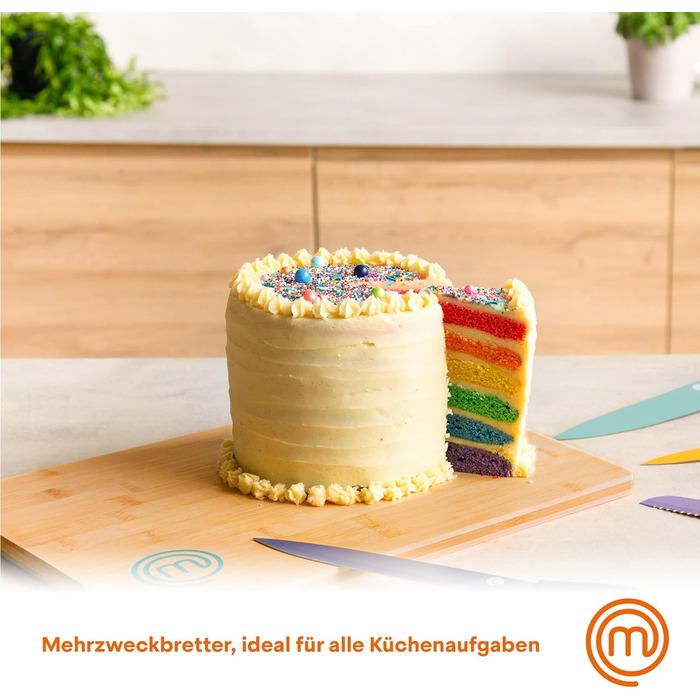 Набори дерев'яних обробних дощок MasterChef: великий (38x27,5 см), середній (34x23,5 см), маленький (23x15 см) з канавкою для соку, 3 шт.