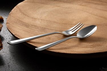ZWILLING Swing Cutlery Set, 68-piece, for 12 people, 18/10 stainless steel, polished flatware, dishwasher-safe, Silver