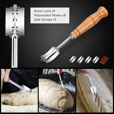 MOSFiATA Brotmesser 10 дюймів, хвилястий ніж для хліба, булочок та випічки - професійний ніж пекаря, для нарізання хліба, довгий ніж для хліба, ніж для булочок, елегантна подарункова упаковка