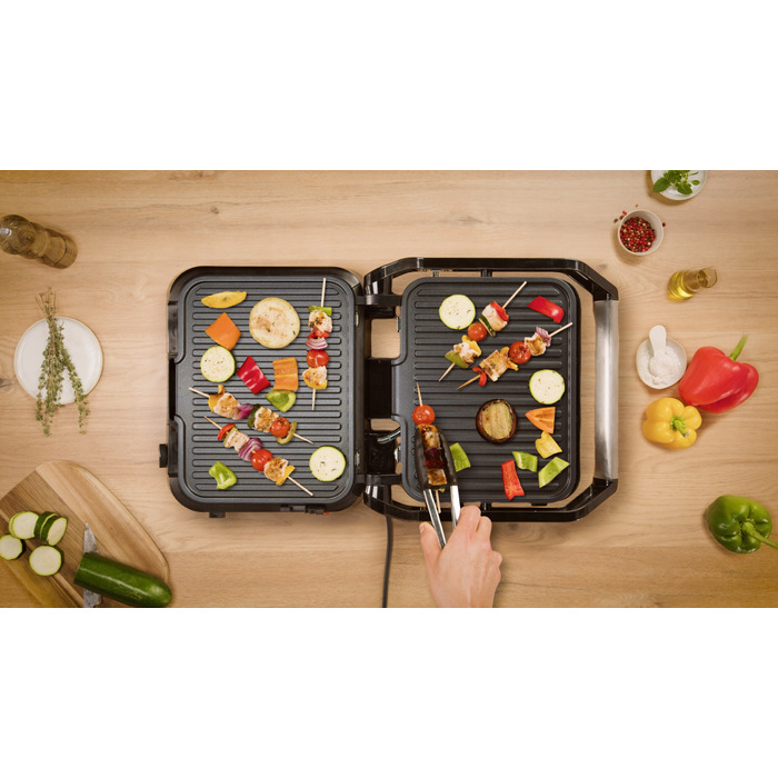 Електричний гриль 3в1 Tefal SuperGrill GC510DE0: сендвічниця та гриль, 2000 Вт