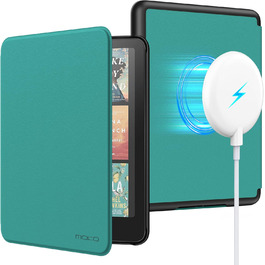 Чохол для Kindle Paperwhite 2024 (12-го покоління) та Kindle Colorsoft Signature Edition 2024 MoKo, Denim Green, з авто-ввімкненням/вимиканням