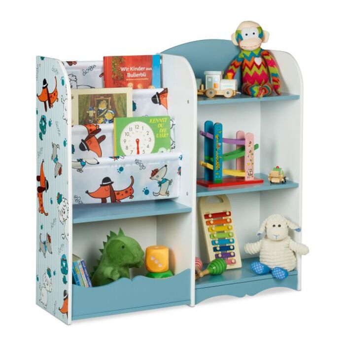 Relaxdays Children's Shelf with Dog Motif