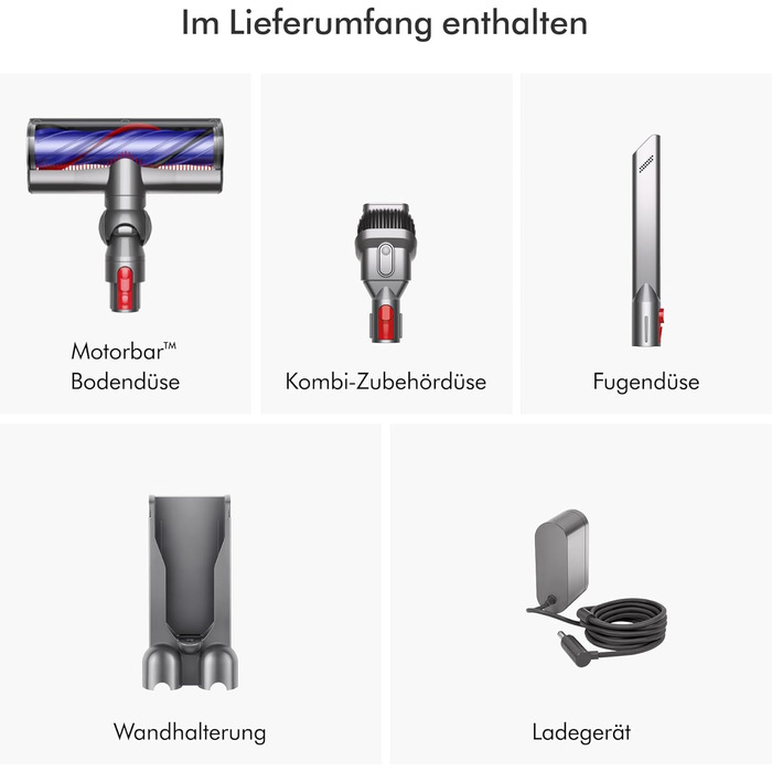 Бездротовий пилосос Dyson V8 Origin: потужність 130 AW, до 40 хв роботи, технологія Motorbar, видаляє шерсть тварин