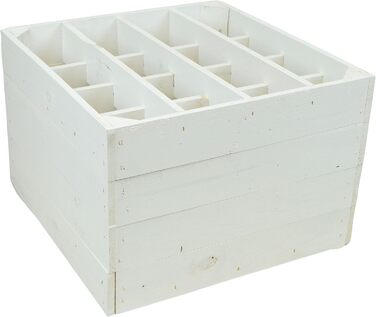 Wine Rack 16 Bottle Size 40x40x27cm Shelf Box Bottle Storage Wine Rack Apple Box/Wine Box (3-Piece Set Wine Rack 16 Bottle White)