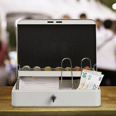 Cash Box з дошкою для підрахунку євромонет