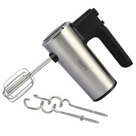 Міксер ручний CAMRY 900W з аксесуарами: 5 швидкостей, Turbo, 3 насадки (крюк, вінчик, вінчик)