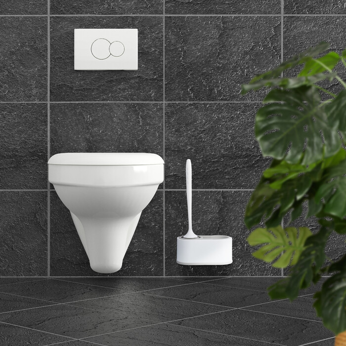 Relaxdays Toilet Brush with Wall Holder