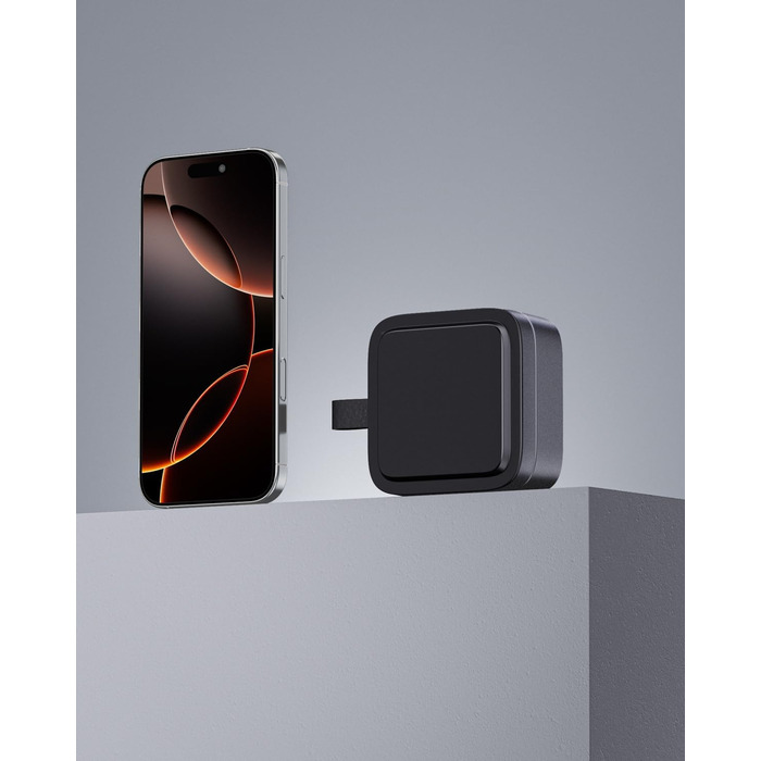 База для зарядки 3-в-1 для Apple: магнітна складна бездротова зарядка з MagSafe для iPhone 17/16/15/14/13/12, Apple Watch та AirPods Pro/4/3/2, чорний