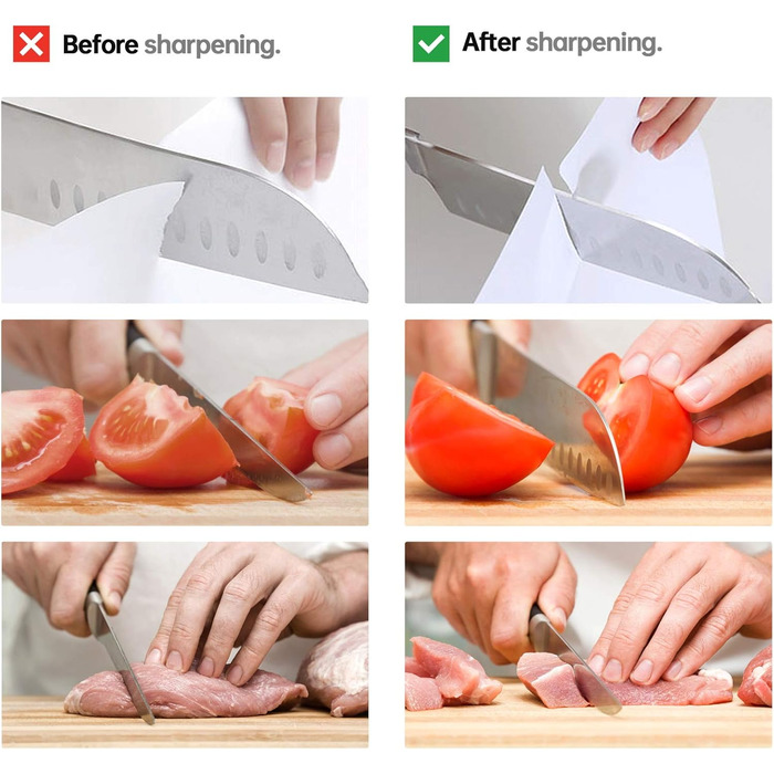 Набір точильних каменів Schleifstein: 400/1000/3000/8000, для заточування ножів, з підставкою, знімач задирок, шкіра для полірування