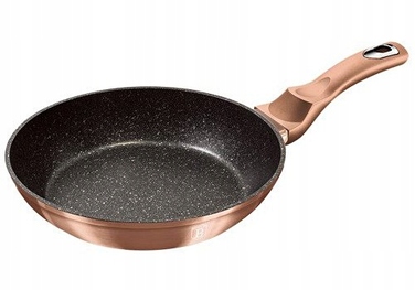 Сковорода традиційна Berlinger Haus Metallic Line Rose Gold, 26 см, мармурове покриття