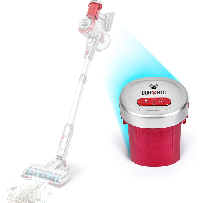 Електричний бездротовий пилосос Duronic Vc2sb: акумуляторний, HEPA-фільтр, 3 швидкості, 50 хв роботи
