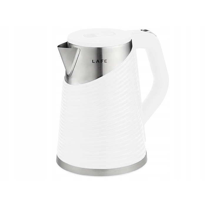 Електричний чайник Lafe Elegant White, 1800 Вт, 1,8 л, білий