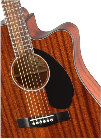 Електроакустична гітара Fender CD-60SCE Dreadnought, Махагоні, 6-струнна, з безкоштовними онлайн-уроками Fender Play, Натуральний колір