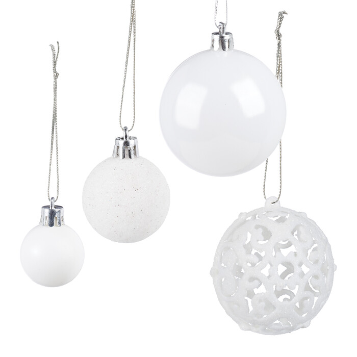 Relaxdays Set of 50 Christmas Baubles
