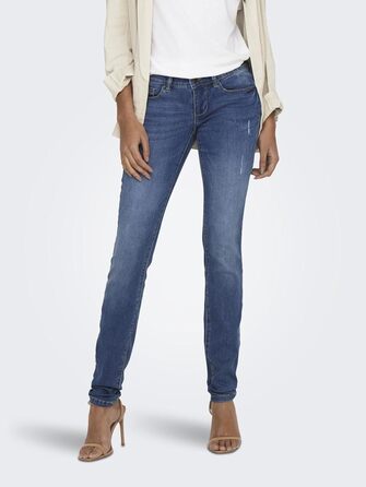 Жіночі джинси Only Onlcoral Sl Sk DNM, середній блакитний денім, розмір 29W/30L