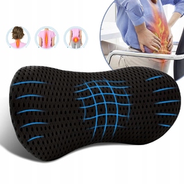 Ортопедична подушка під поперек з ефектом пам'яті (Memory Foam) для сну, авто та крісла