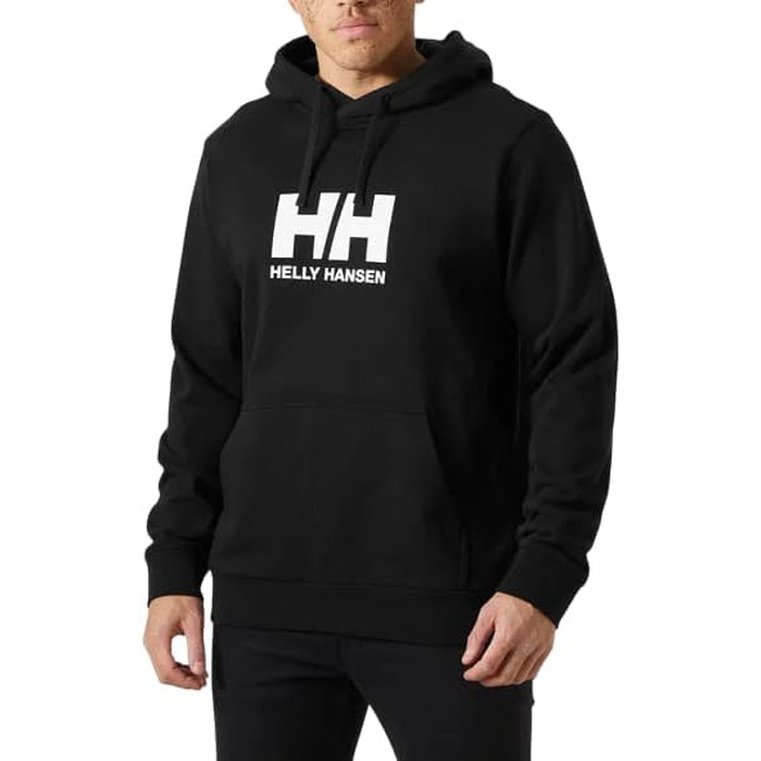 Чоловіча толстовка-худі Helly Hansen HH OGO з капюшоном, чорна, розмір L