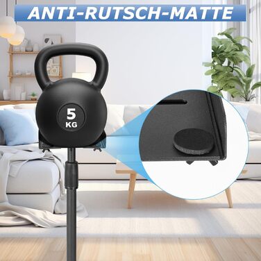 Підставка для колонок, 2 шт., регульована висота 86–127 см, з кабельною організацією, для невеликих колонок, вантажопідйомність 3.6 кг