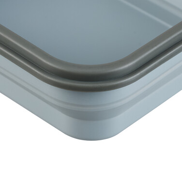 Relaxdays Foldable Lunchbox with 2 Compartments