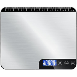 Кухонні ваги цифрові, 10 кг з LCD дисплеєм та функцією тарування, для випічки, приготування їжі та зважування ювелірних виробів, з точністю 1 г (K28H)