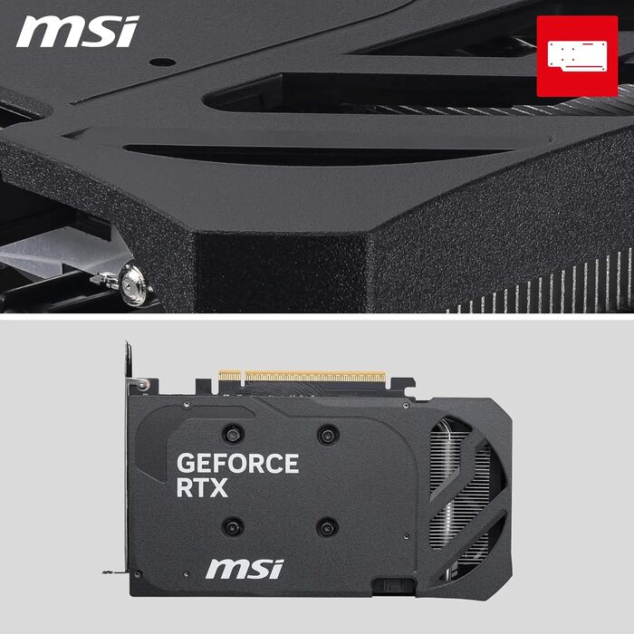 Відеокарта MSI GeForce RTX 5050 8G Shadow 2X OC - 8GB GDDR6, PCIe 5.0, 2602 MHz