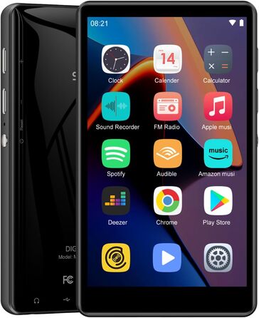 MP3 плеєр SWOFY 80GB з Bluetooth та Wi-Fi, 4.0