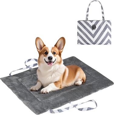 Водонепроникний килимок для собак Pawsse 80 x 60 см, туристичний, для подорожей, авто, кемпінгу, миється, складаний