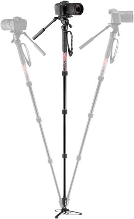Монопод Manfrotto Element MII Video з плавним відео-головкою, для відеозйомки