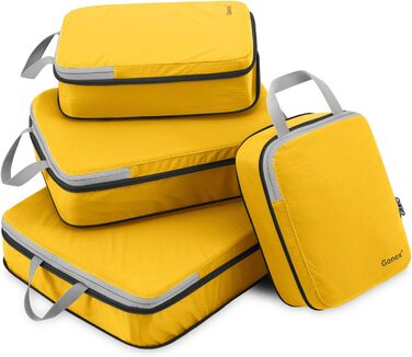 Органайзери для валізи Gonex (4 шт.) - набір кубиків для пакування, колір помаранчевий