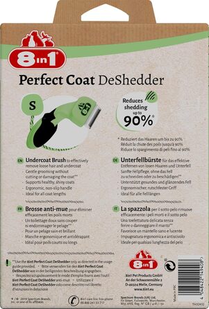 Щітка для вичісування підшерстка DeShedder L - 8 в 1 для великих собак (коротко- та довгошерстих)