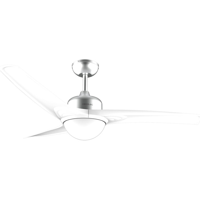 Стельовий вентилятор Cecotec EnergySilence Aero 470 106 см з пультом, чорний + функція зворотнього обертання (132 см, білий)