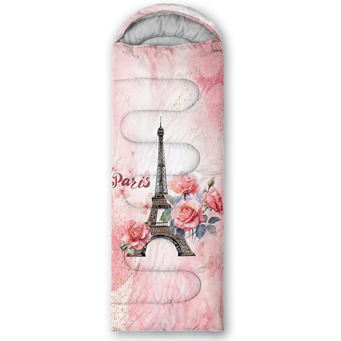 Спальні мішки QOOMO для кемпінгу, 3 сезони, для дорослих та дітей, легкі, водонепроникні, для подорожей та відпочинку на природі