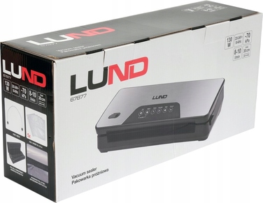 Вакууматор Lund 130 Вт, макс. 30 см, з функцією відкачування повітря з контейнерів
