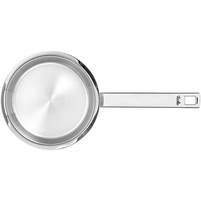 Каструля Fissler Original-Profi Collection з нержавіючої сталі, 1,4 л, 16 см, з металевою кришкою та внутрішньою шкалою для молока, підходить для індукції
