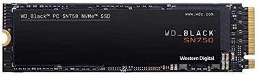 SSD накопичувач WD Black SN750 1TB NVMe PCIe Gen3 - ігровий, чорний