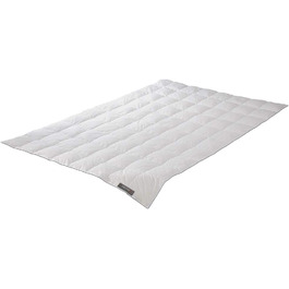 Badenia Trendline Comfort Down Comforter, Lightweight Summer Blanket with 90% Down & 10% Feathers of Class I, 135 x 200 cm, Down Pass tested & Öko-Tex certified, produced according to German quality standard 135 x 200 cm Lightweight Comfort Summer Blanket