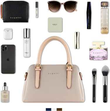 Сумка жіноча Bugatti Ella бежевого кольору, маленька сумка через плече для жінок