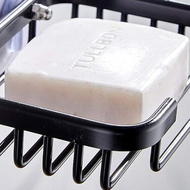 Стильна мильниця для душу з підсвічуванням, самоклеюча, без свердління, для ванної кімнати