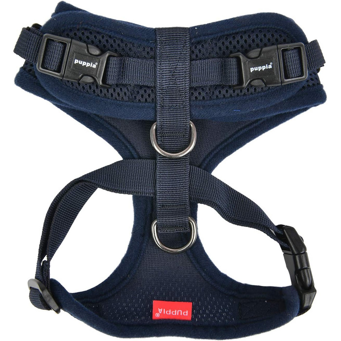 Іграшка для собак Puppia Ritefit - нашийник-іграшка для малих та середніх собак, м'який, антигризучий, синій (S)