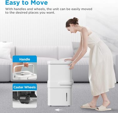 Зволожувач повітря Midea DF-20DEN7-WF, 20л/24г, для приміщень до 100 м³ (40 м²), з Wi-Fi, таймером, білий