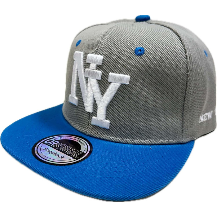 Кепка Snapback USA з графіті стилем, сіро-бірюзова, універсальний розмір