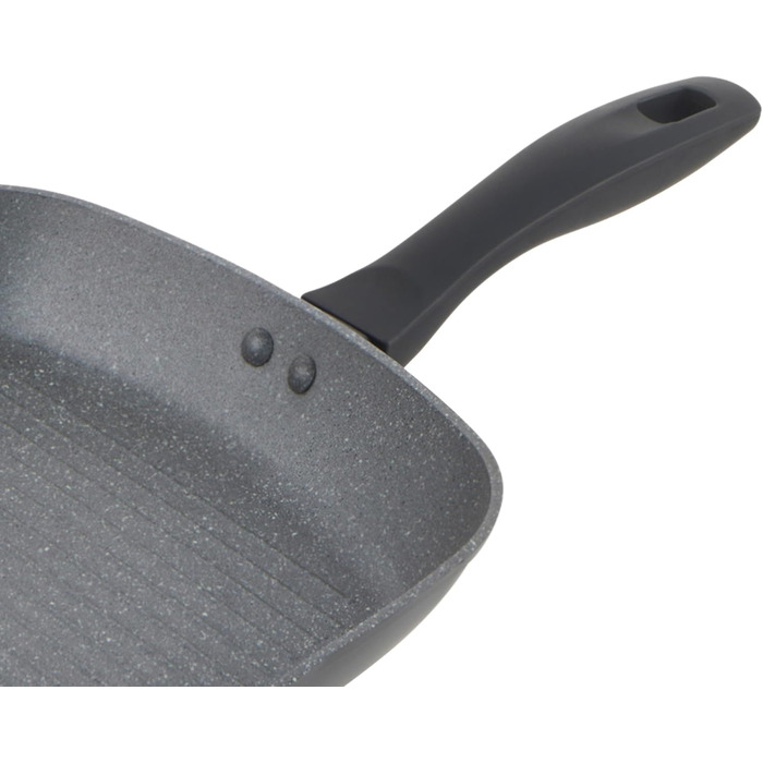 Сковорода гриль Russell Hobbs RH02813EU7 Metallic Marble 28 см з антипригарним покриттям для індукційних плит
