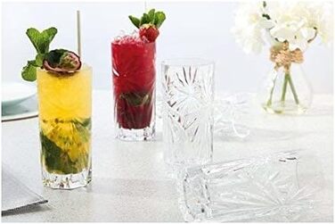 Набір з 6 келихів для шампанського/просекко RCR, 160 мл, кришталево-прозорі, стійкі до миття в посудомийній машині, для весілля/день народження