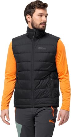 Жилет чоловічий Jack Wolfskin Ather Down M Rds, чорний, XL