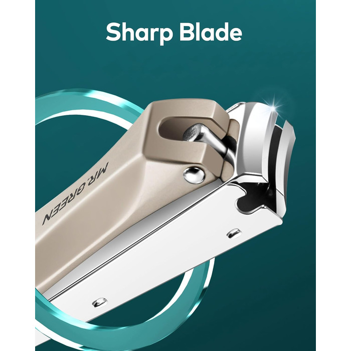 Професійний набір для стрижки нігтів Mr. Green з збирачем для жінок та чоловіків, різних розмірів (2 шт.)