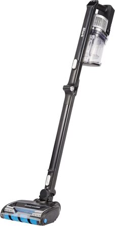 Пылесос аккумуляторный Shark IZ300EUT, DuoClean, без спутывания волос, 60 мин работы, 20 см насадка для щелей, черный/серебристый